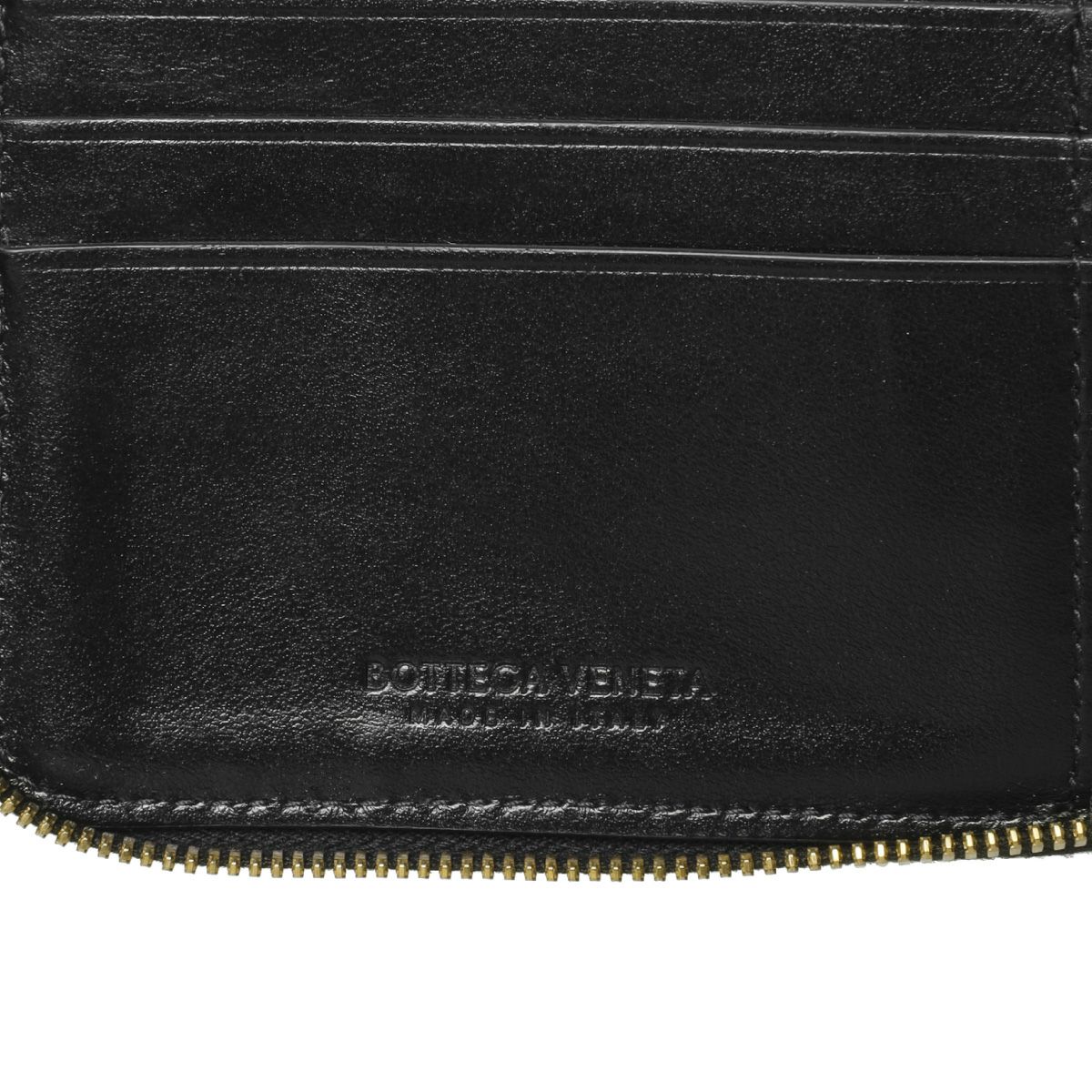 ボッテガ ヴェネタ ラウンドファスナー 二つ折り財布