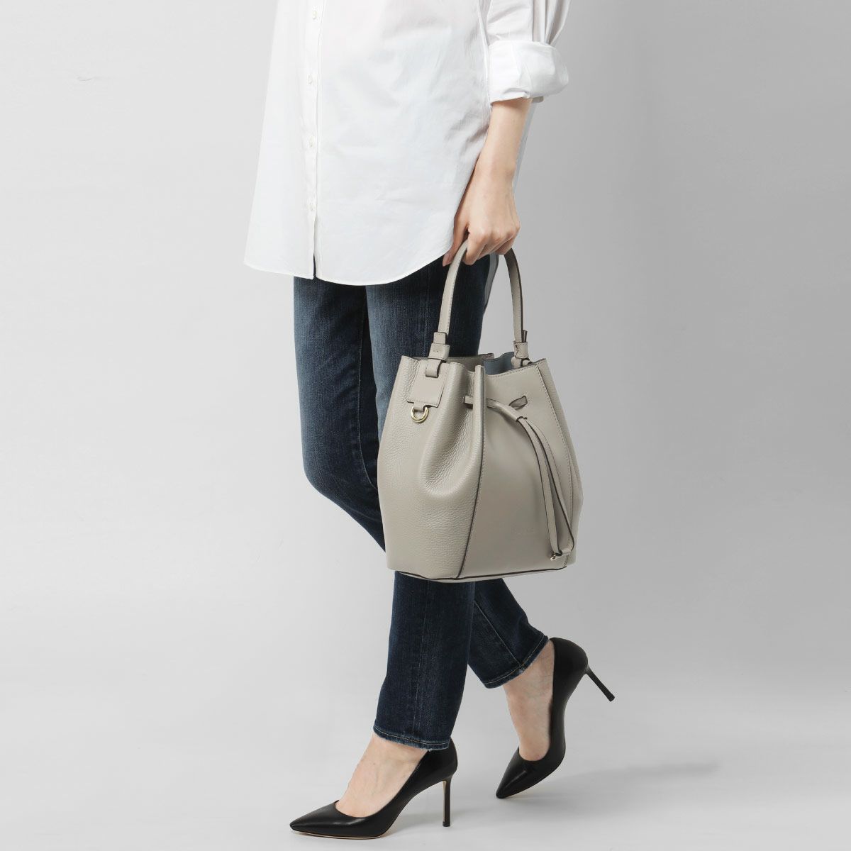 フルラ ショルダー付 バケットバッグ スモール