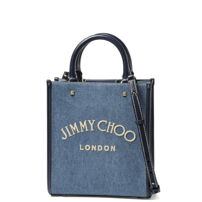 ト送料込 【美品】JIMMY CHOO VARENNE ブラック TOTE E/W CLF