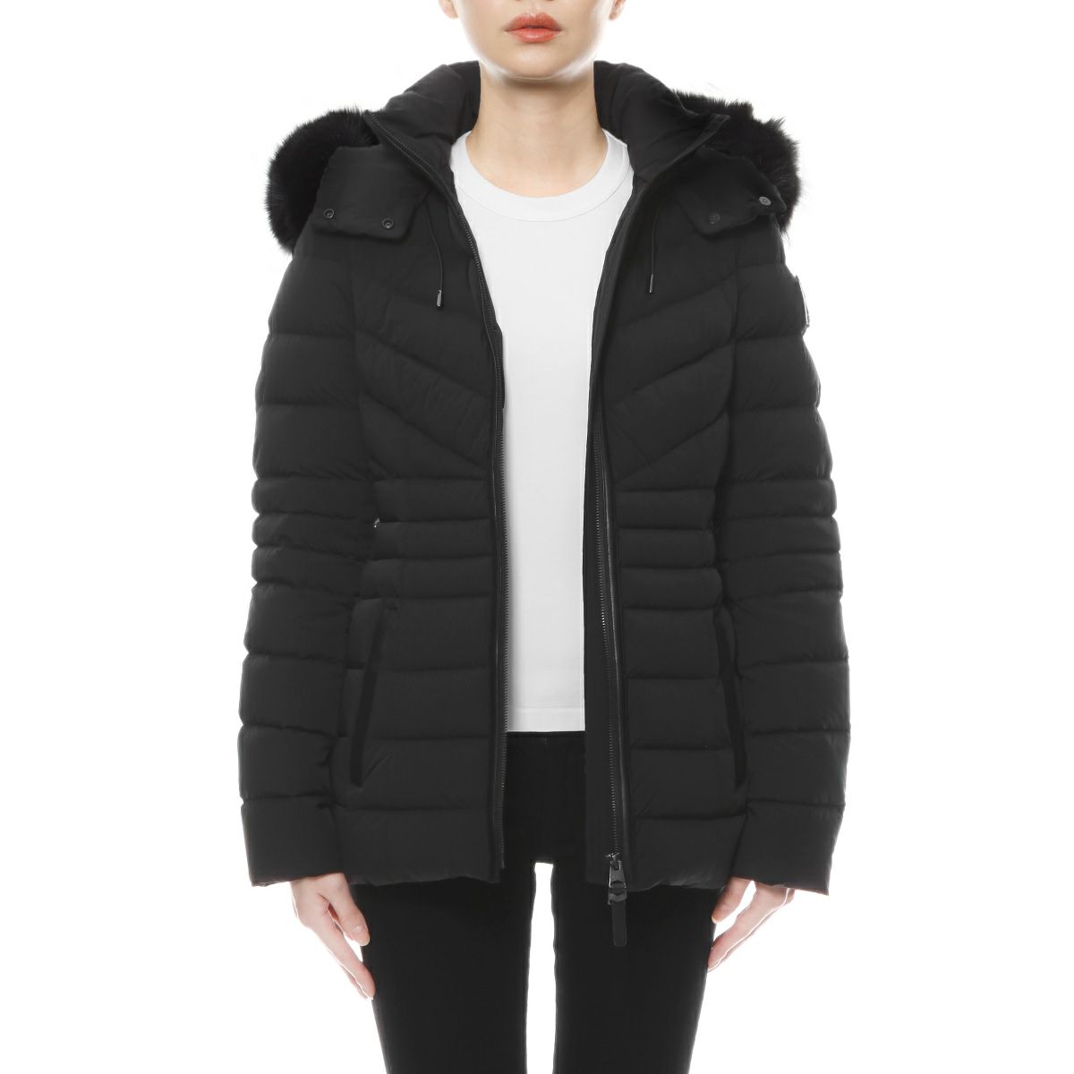 マッカージュ ファー＆フード付 ダウン ジャケット