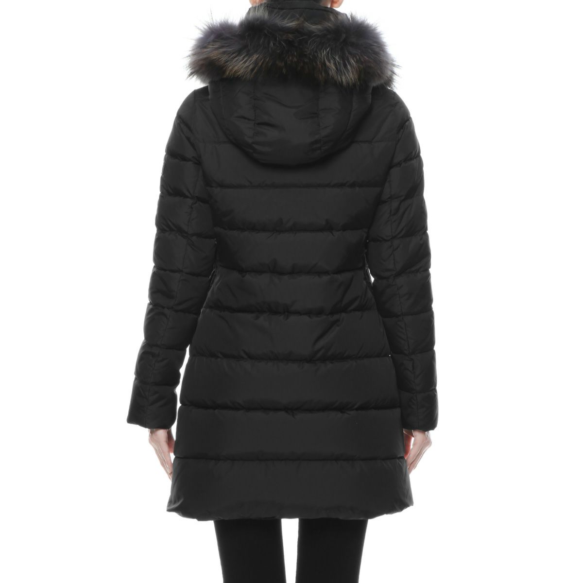 タトラスファー＆フード付 ダウンコート