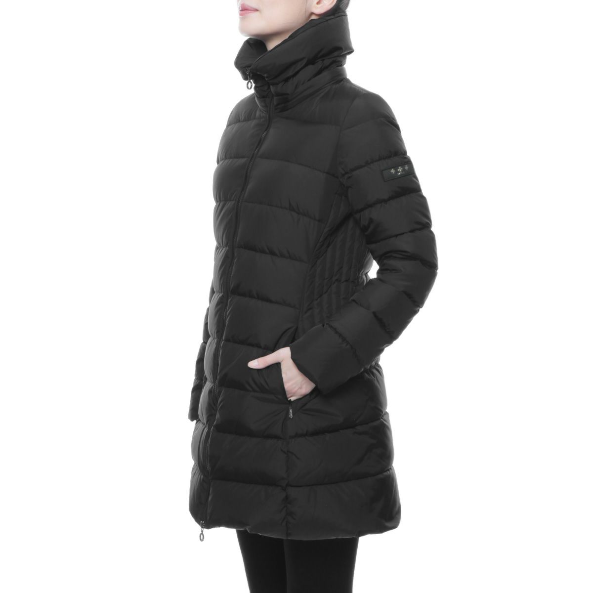 タトラスファー＆フード付 ダウンコート