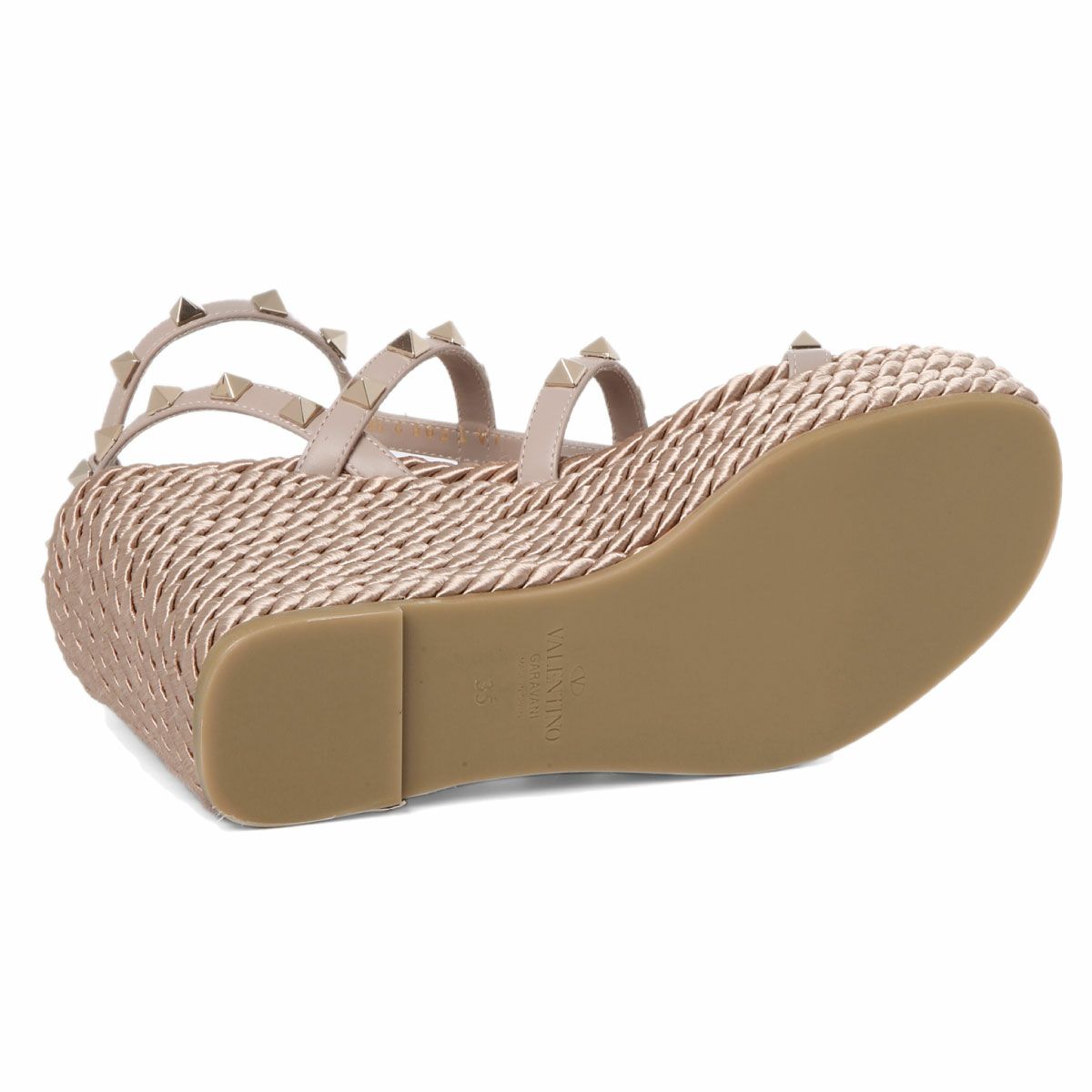 ヴァレンティノ ストラップ付 ウェッジ サンダル