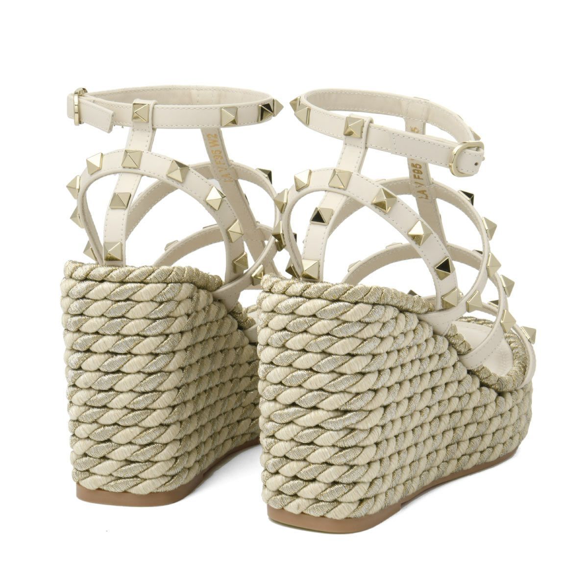 ヴァレンティノ ストラップ付 ウェッジ サンダル