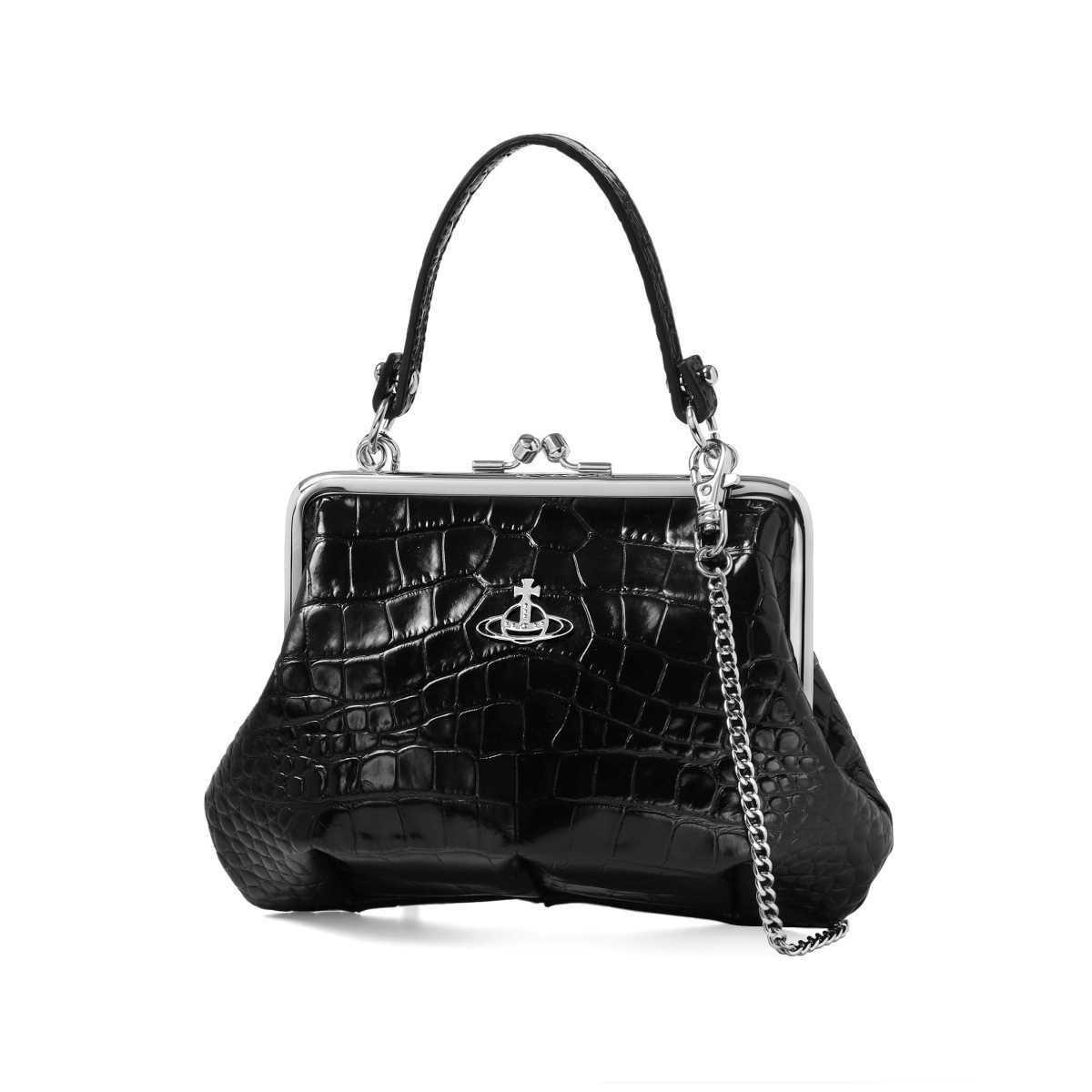 VIVIENNE WESTWOOD ヴィヴィアン ウエストウッド ショルダー付 ハンドバッグ レディース