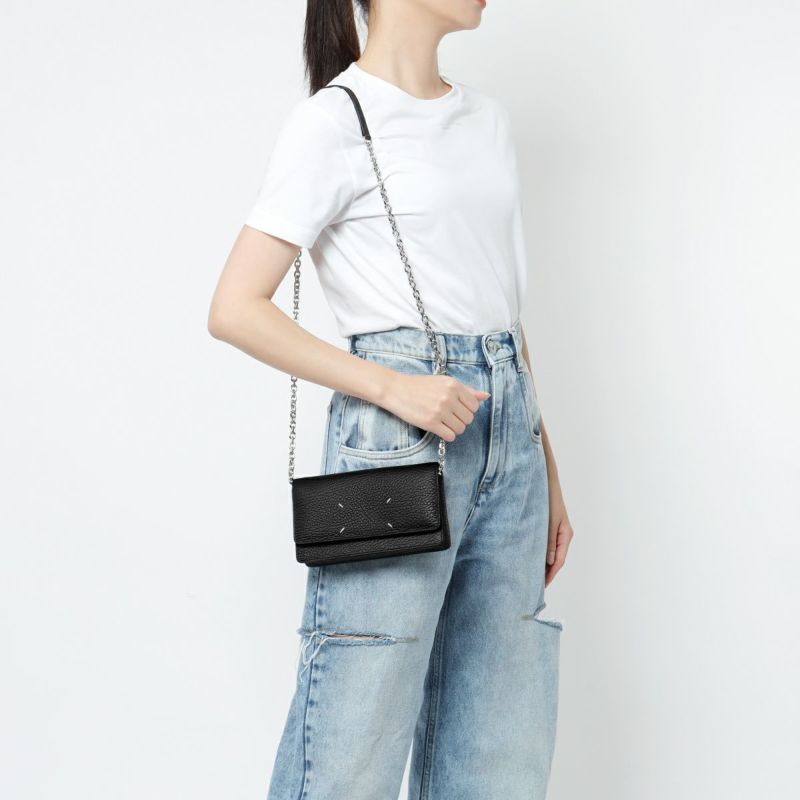 ハンドバッグ Maison Margiela (SA3UI0008 P4455 T8013) Women's Crossbody Ba Buy Maison Margiela Leather Fold Over Bag 'Black