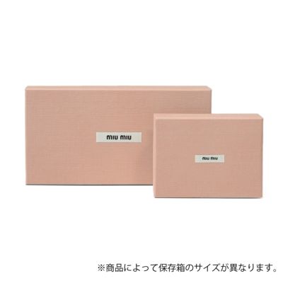 ミュウ ミュウ 二つ折り財布 レディース