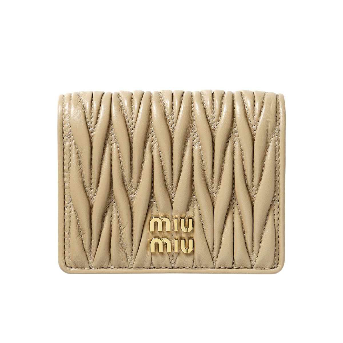 ミュウ ミュウ 二つ折り財布 レディース