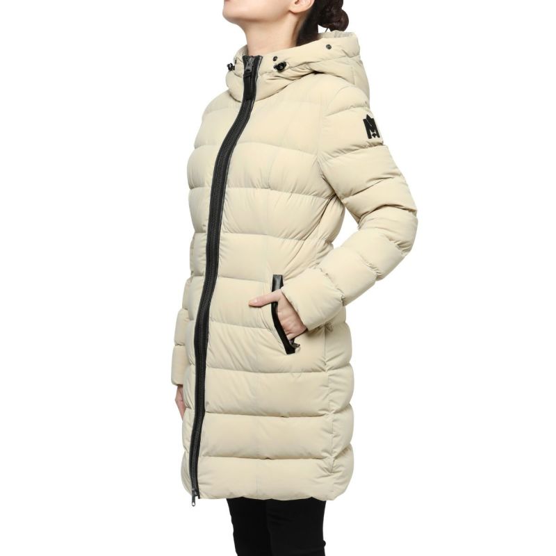 Mackage マッカージュ MACKAGE ダウンコート ダウンジャケット フード付き CALLA-F レディース ラクーンファー ストレッチ 撥水  大きいサイズ ブランド ベージュ : MSS - 通販 - Yahoo!ショッピング