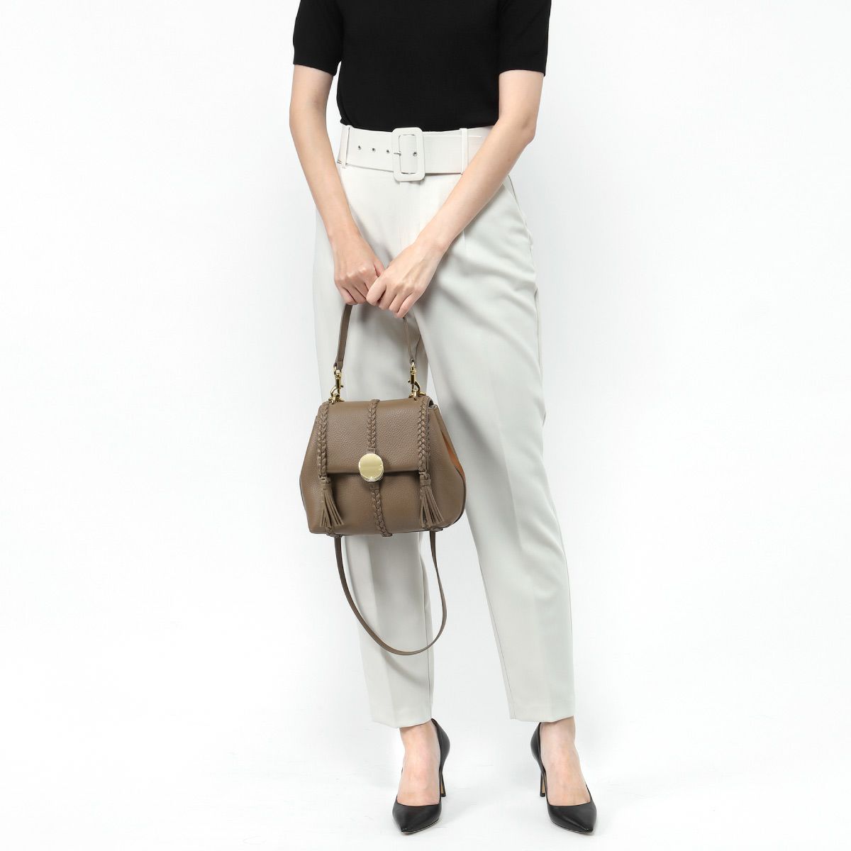 クロエ ショルダー付 ハンドバッグ スモール レディース