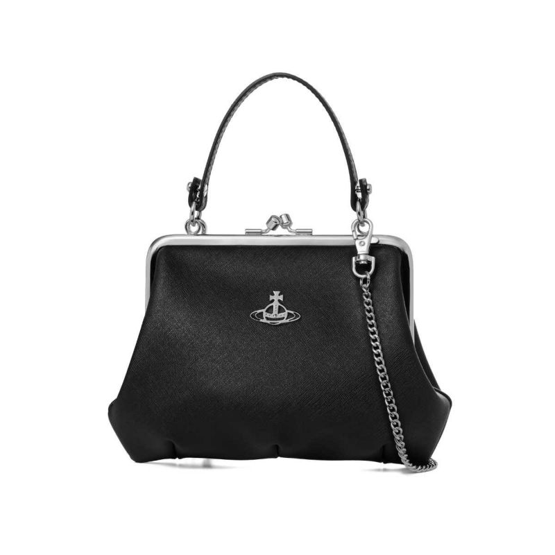 ヴィヴィアンウエストウッド ハンドバッグ バンブー 竹 総柄 コットン オーブ型 Vivienne Westwood バッグ 4B010006W S000B N401｜インポート