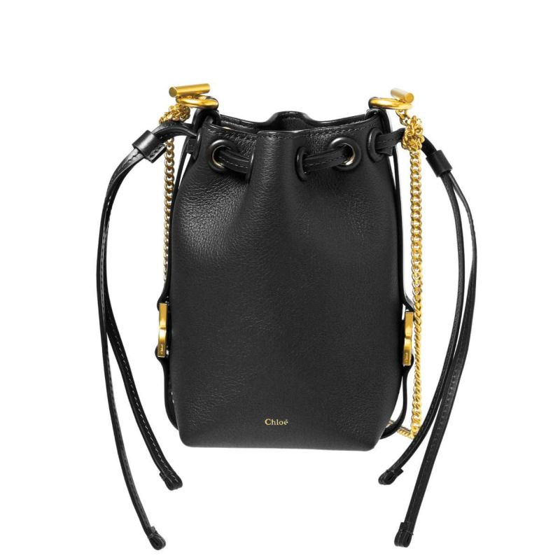 Chloé バケットバッグ ホワイト ストラップ付き