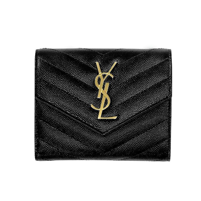 SAINT LAURENT 財布 403943 BOW01 1000｜インポートショップ