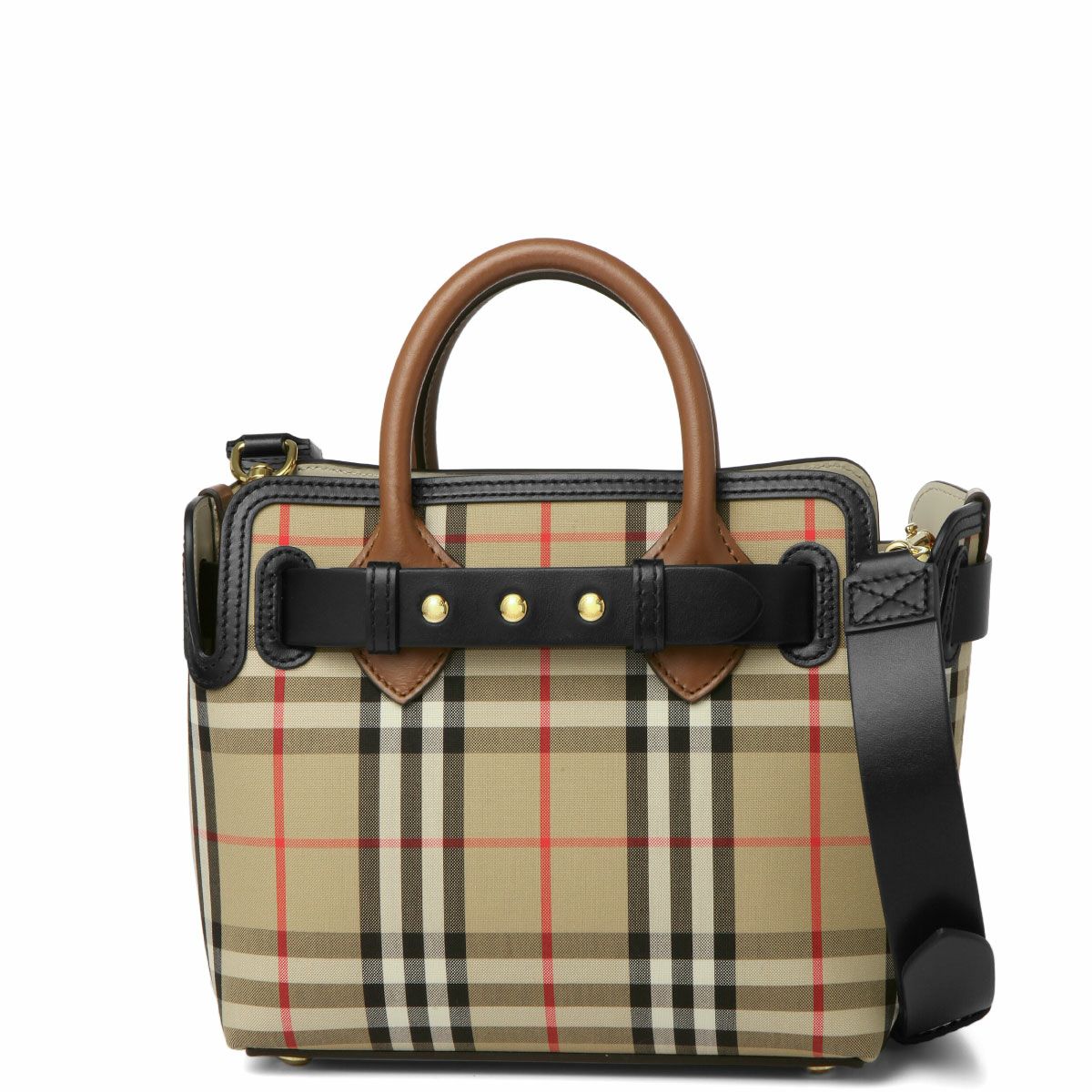 バーバリー ショルダー付 トートバッグ ミニ レディース