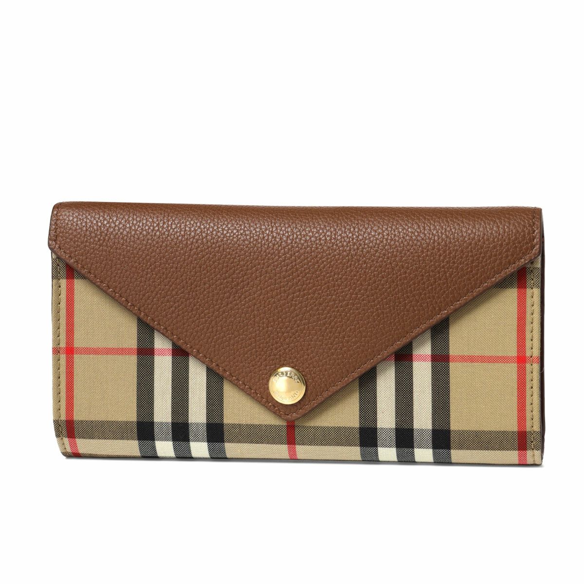 バーバリー 二つ折り長財布 レディース