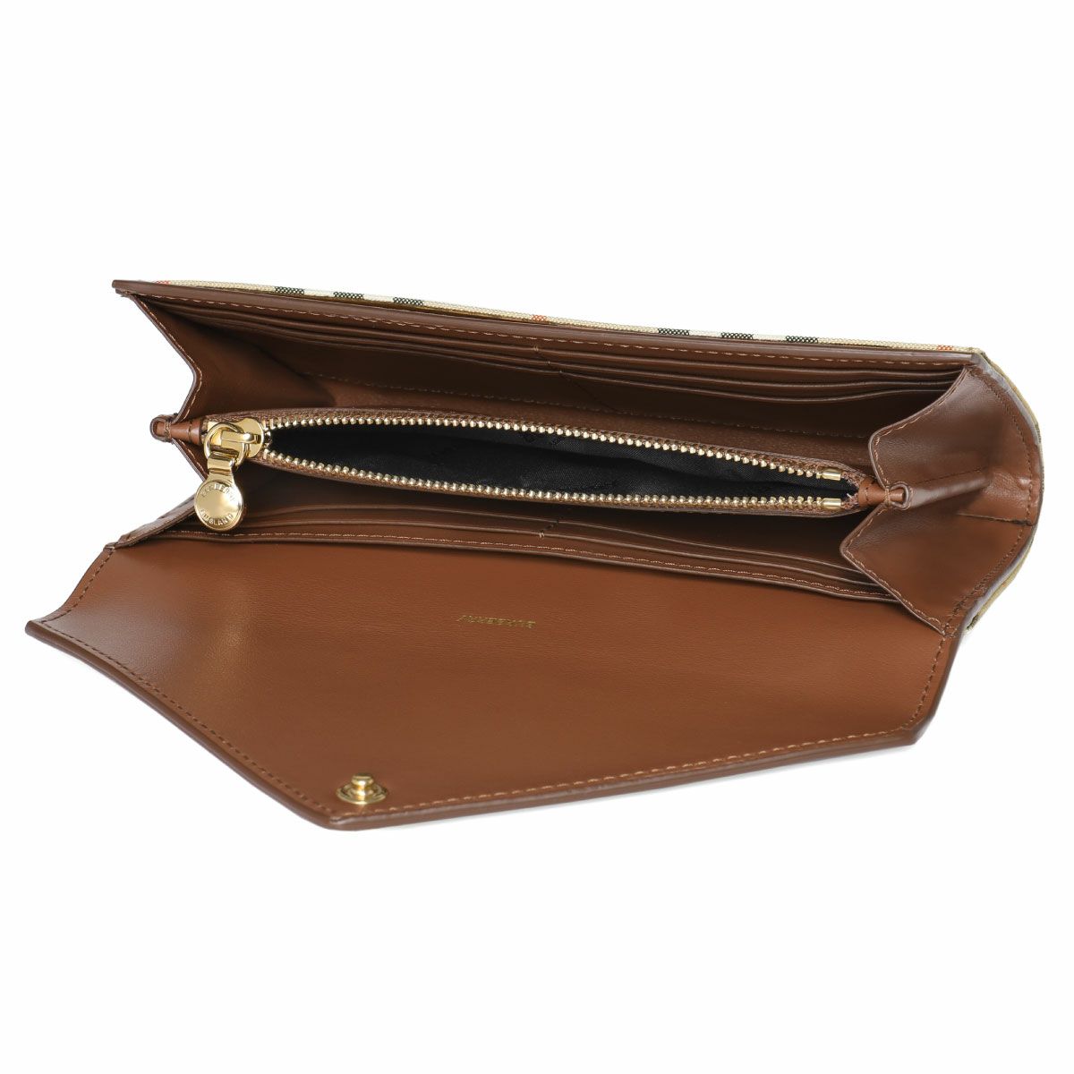 バーバリー 二つ折り長財布 レディース