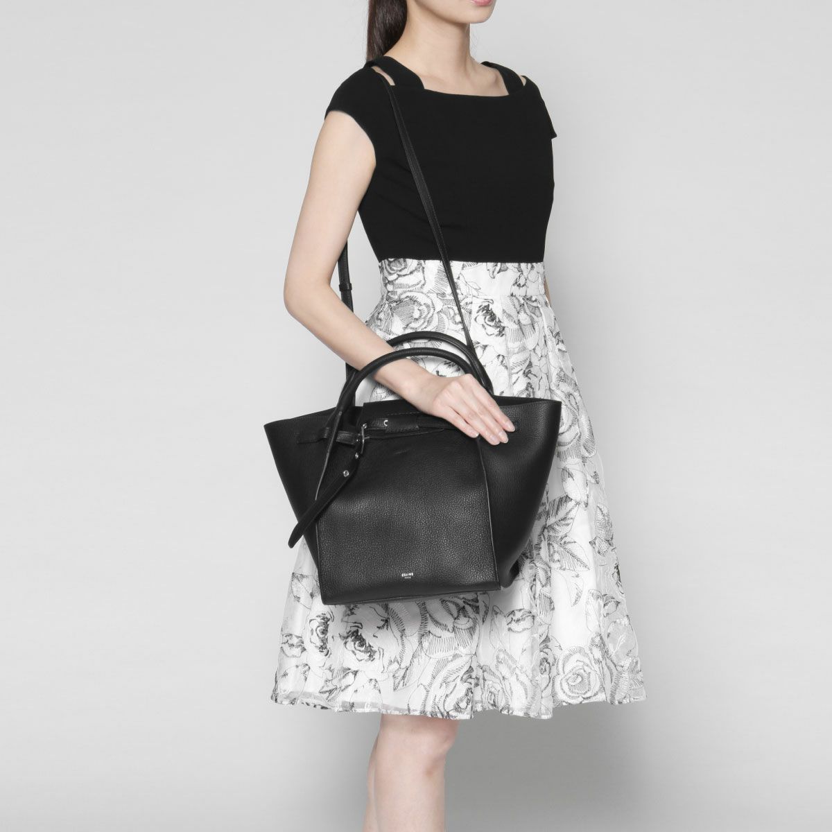 セリーヌ ショルダー付 ハンドバッグ スモール レディース