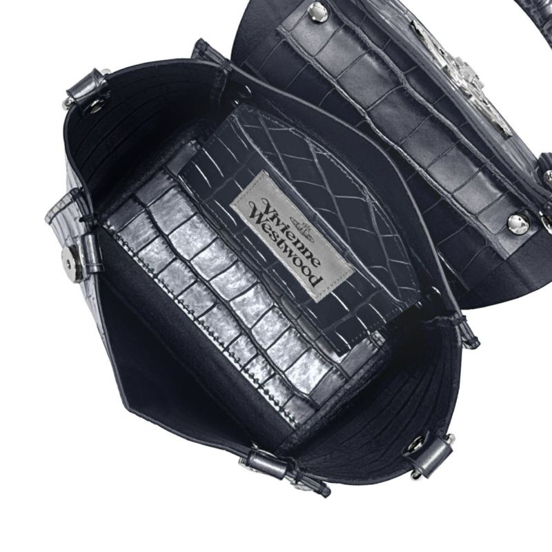 ヴィヴィアンウエストウッド ショルダー付 ハンドバッグ ミニ レディース