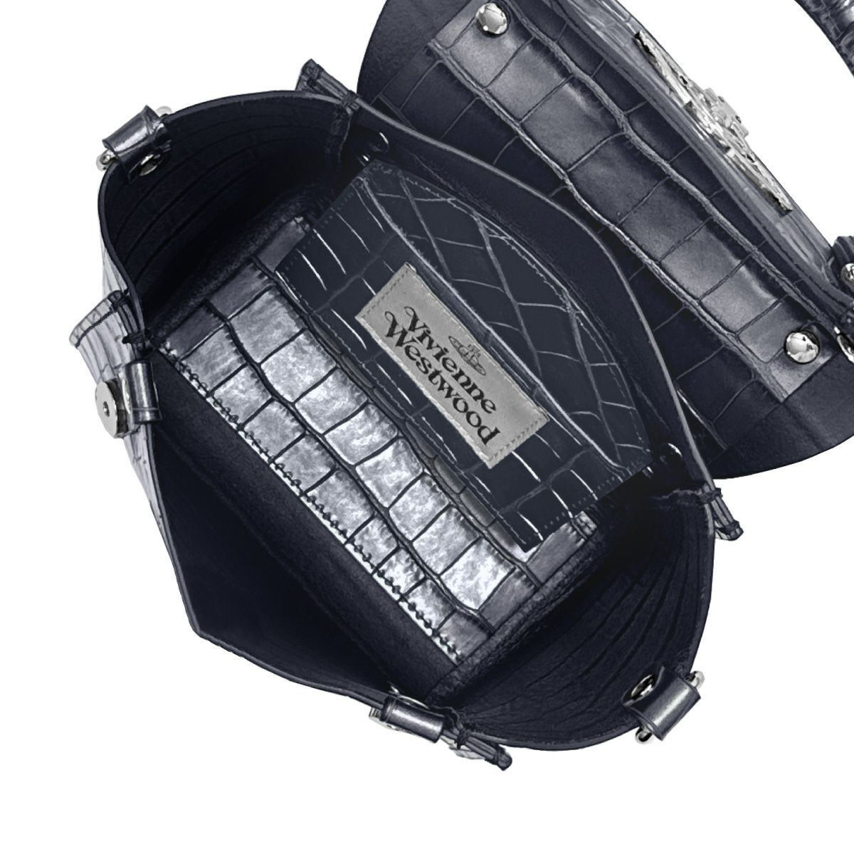 ヴィヴィアンウエストウッド ショルダー付 ハンドバッグ ミニ レディース