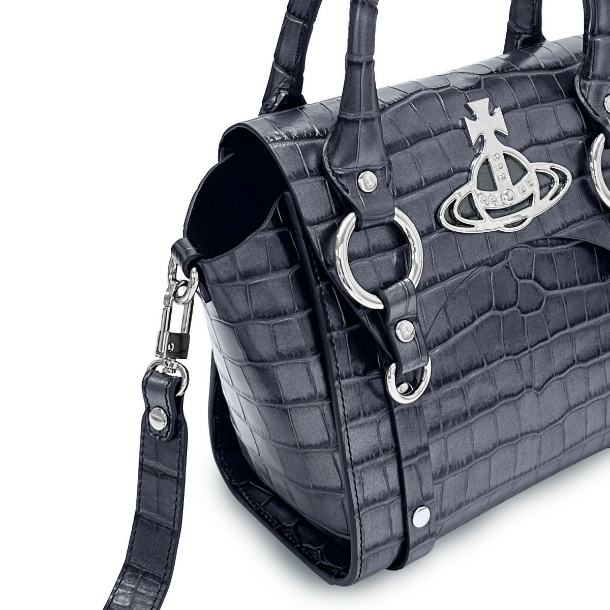 ヴィヴィアンウエストウッド ショルダー付 ハンドバッグ スモール レディース