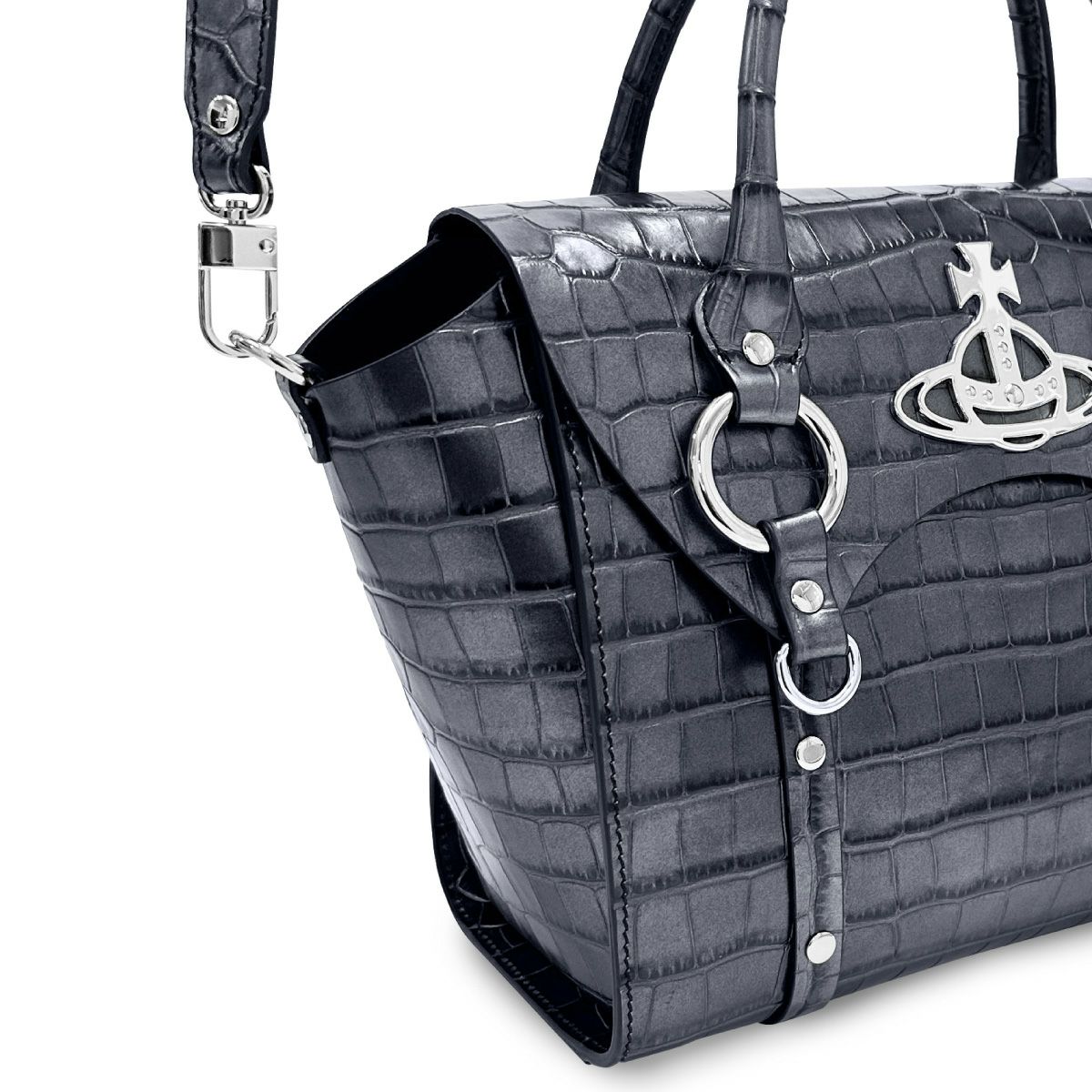 ヴィヴィアンウエストウッド ショルダー付 ハンドバッグ ミディアム レディース