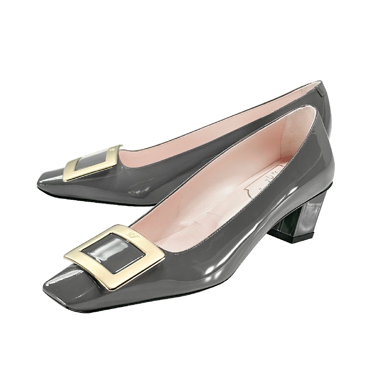 ロジェヴィヴィエ スクエアトゥ パンプス レディース