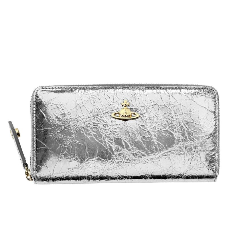 ヴィヴィアンウエストウッド ラウンドファスナー長財布 レディース