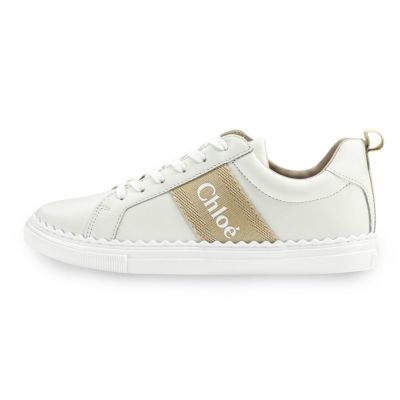 VIP【送料関税込】CHLOE Lauren Sneakers Chloé / Chloe Lauren Logo Sneakers / Shoes in Box Size 38 EU