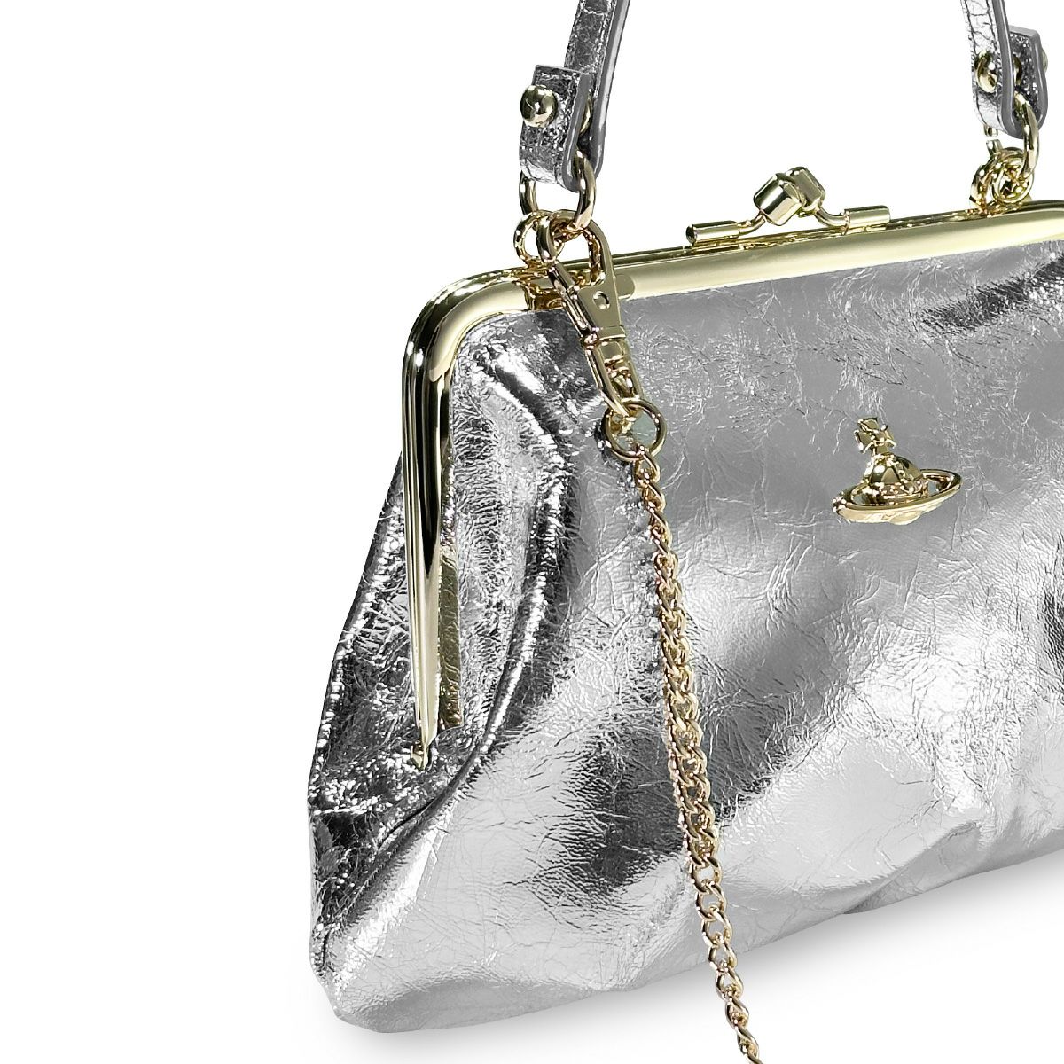 ヴィヴィアンウエストウッド ショルダー付 ハンドバッグ レディース