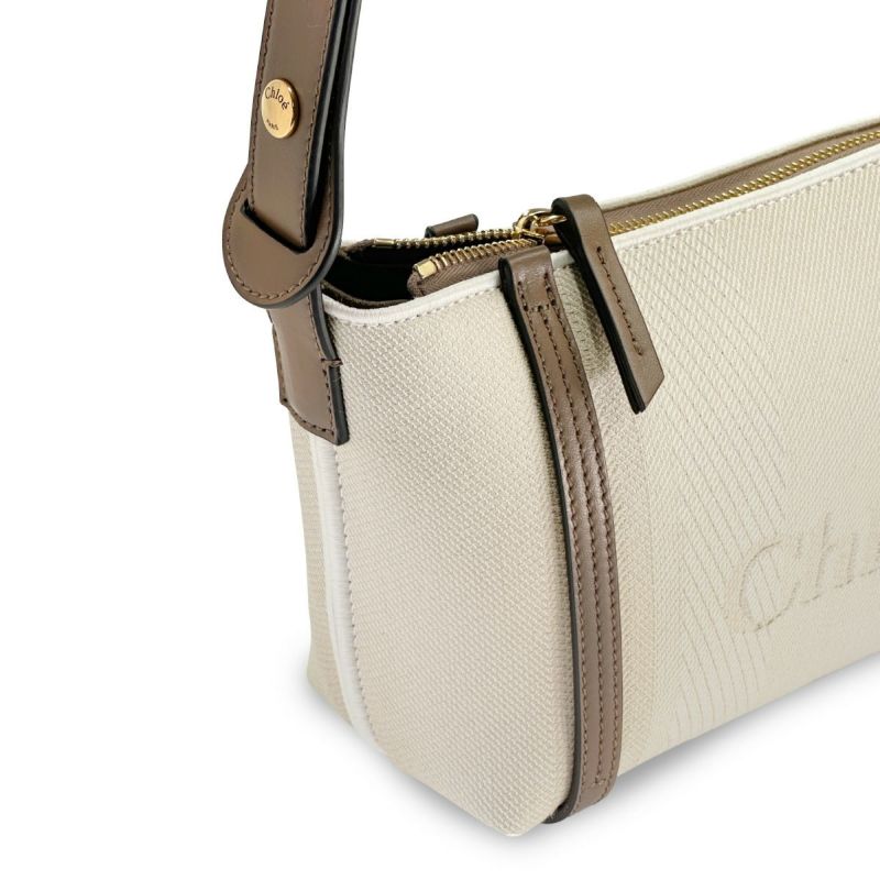 Chloe CH25UP566O6526Y 関税送料込 Chloe】キャンバス製Chloe Carryショルダーバッグ 関税送料込