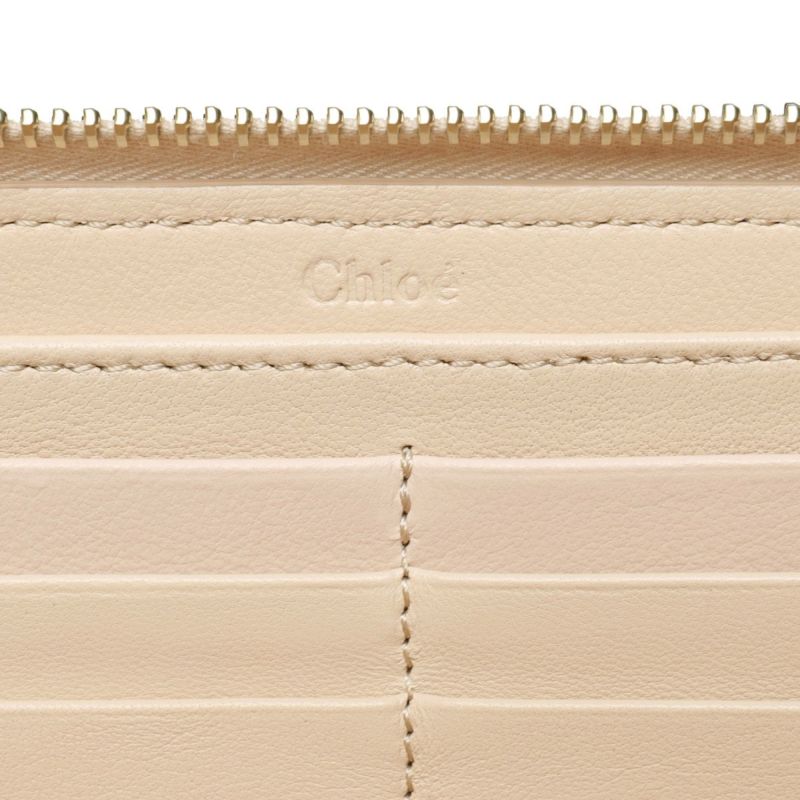 【訳あり】CHLOE クロエ ラウンドファスナー長財布 レディース