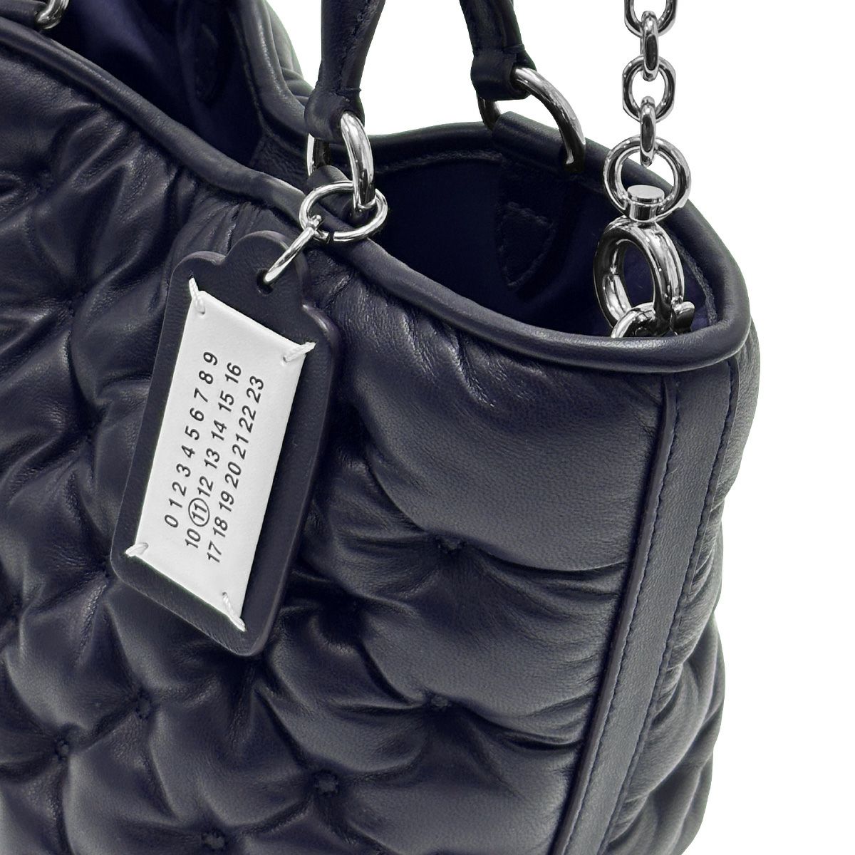 メゾンマルジェラ ライン11 ショルダー付 トートバッグ ミニ レディース