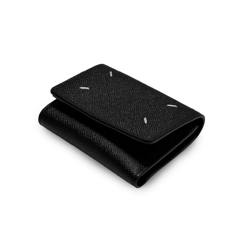 メゾンマルジェラ ライン11 三つ折り財布 レディース