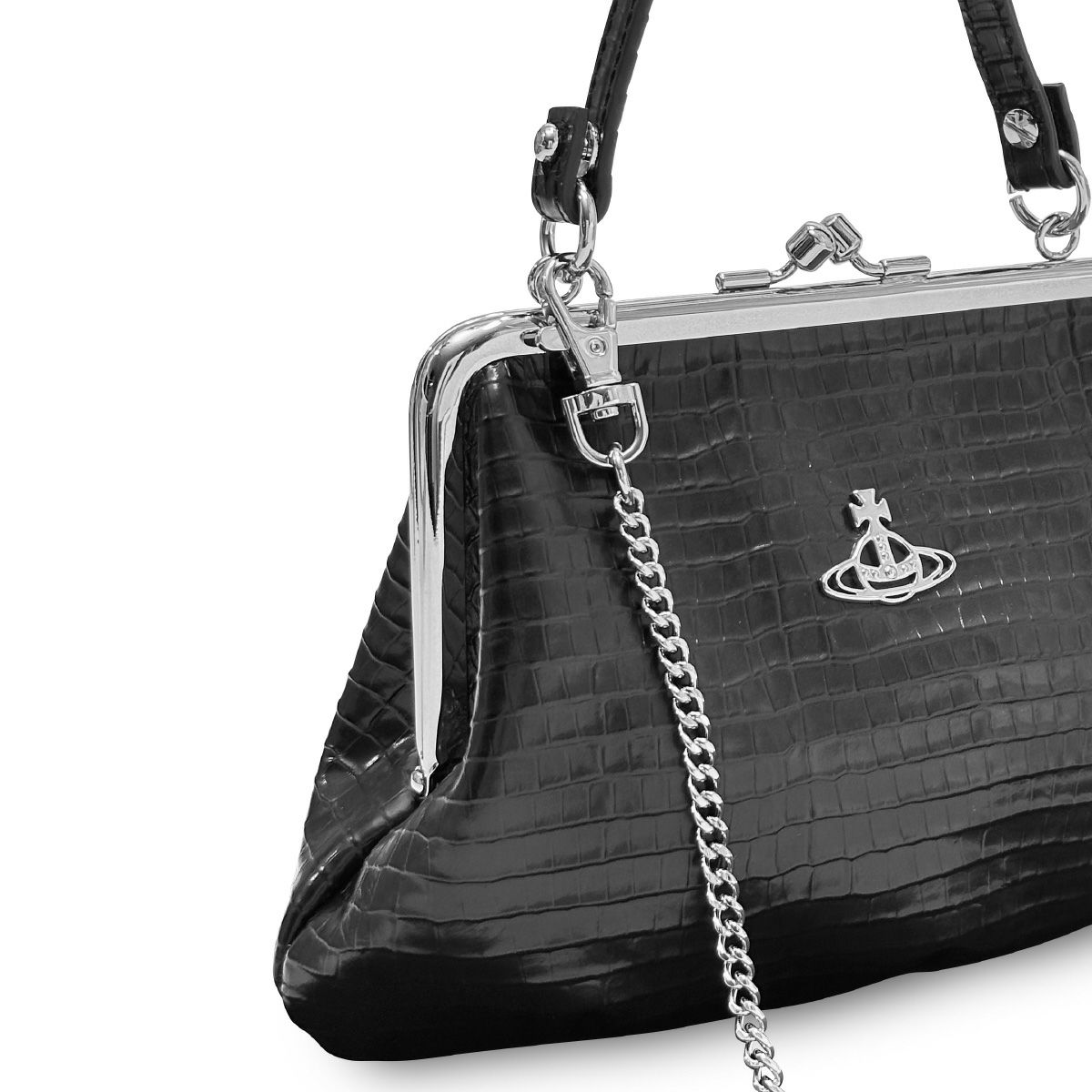 ヴィヴィアンウエストウッド ショルダー付 ハンドバッグ レディース