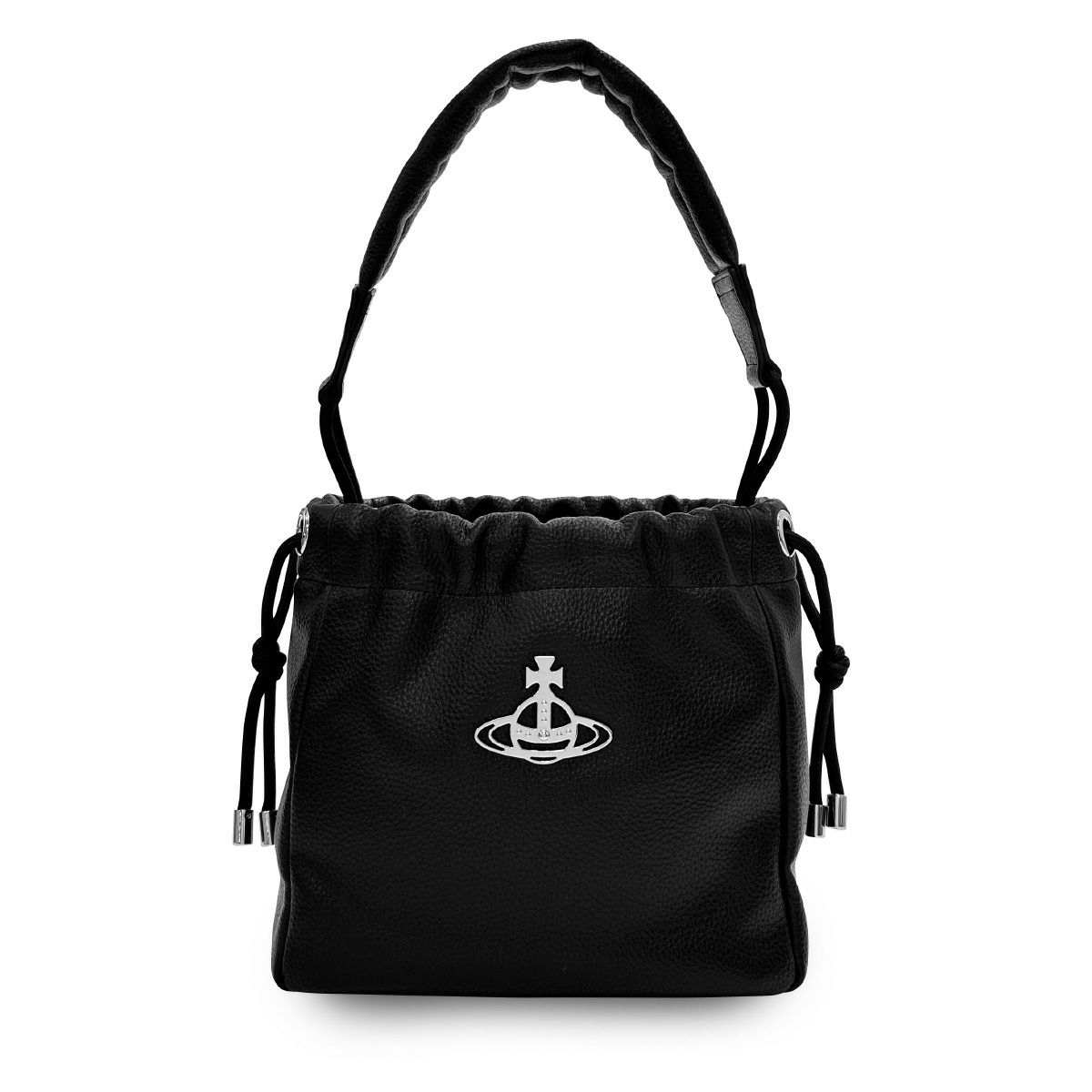 ヴィヴィアンウエストウッド ショルダー付 バケットバッグ スモール レディース