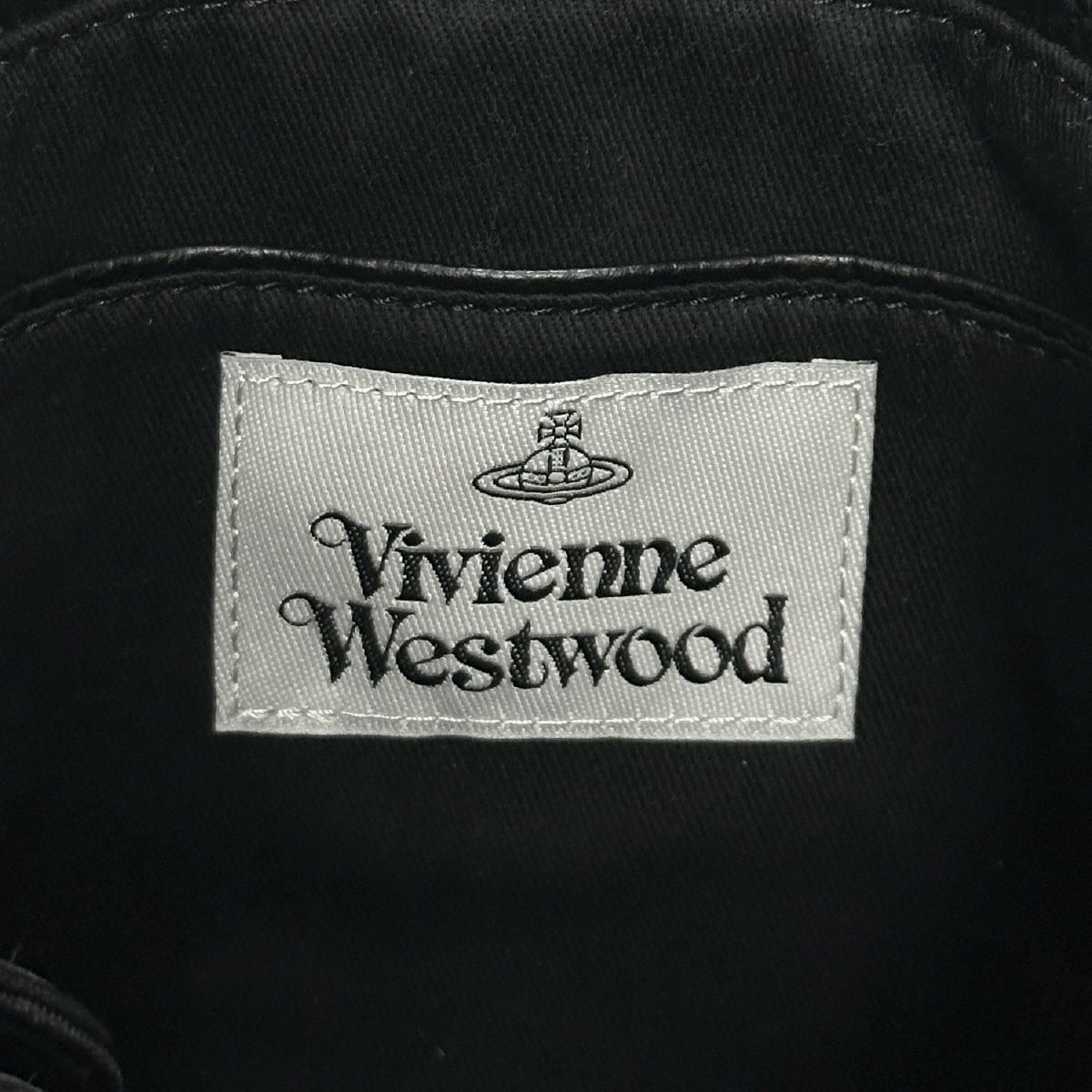 ヴィヴィアンウエストウッド ショルダー付 バケットバッグ スモール レディース