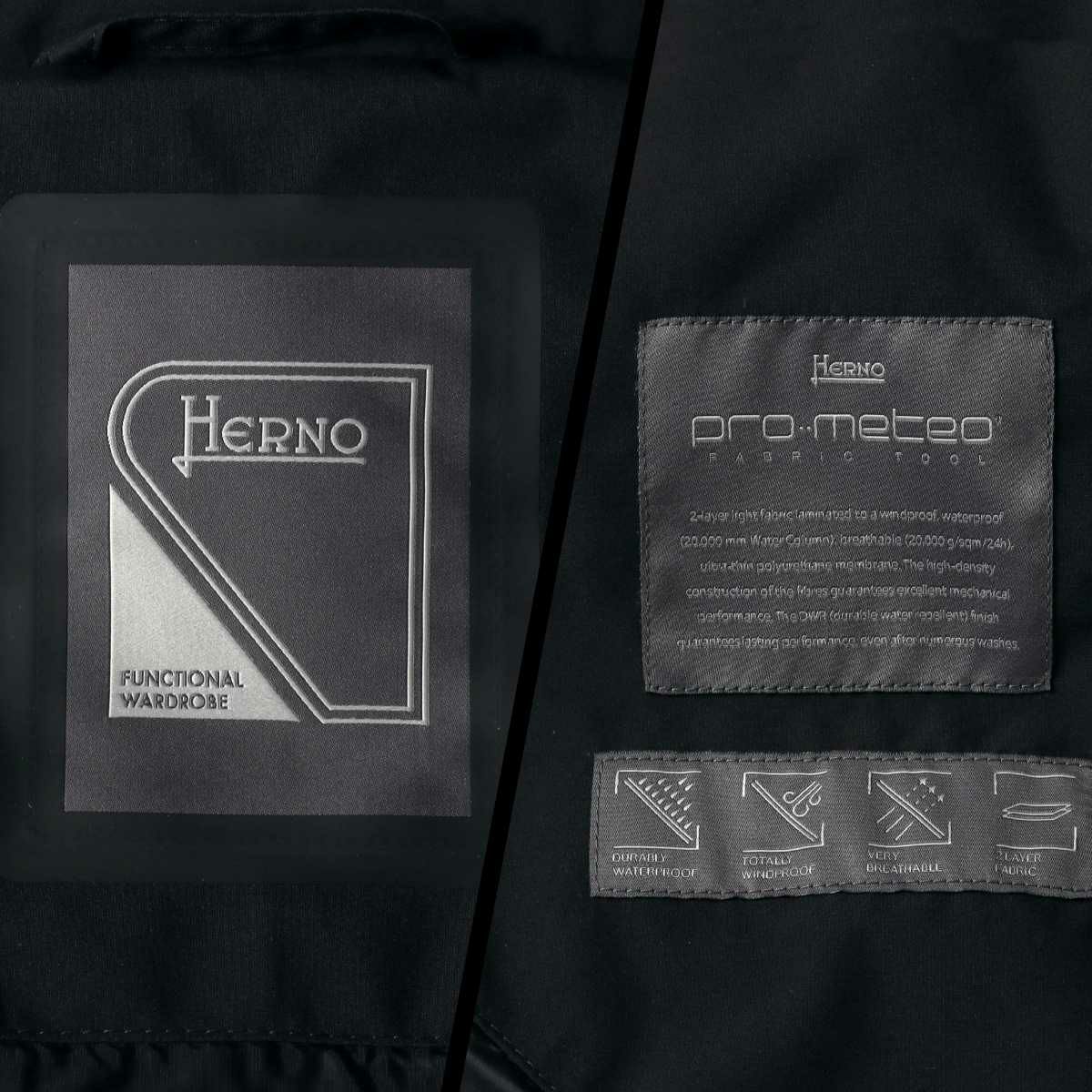 ヘルノ フード付 ダウンジャケット レディース