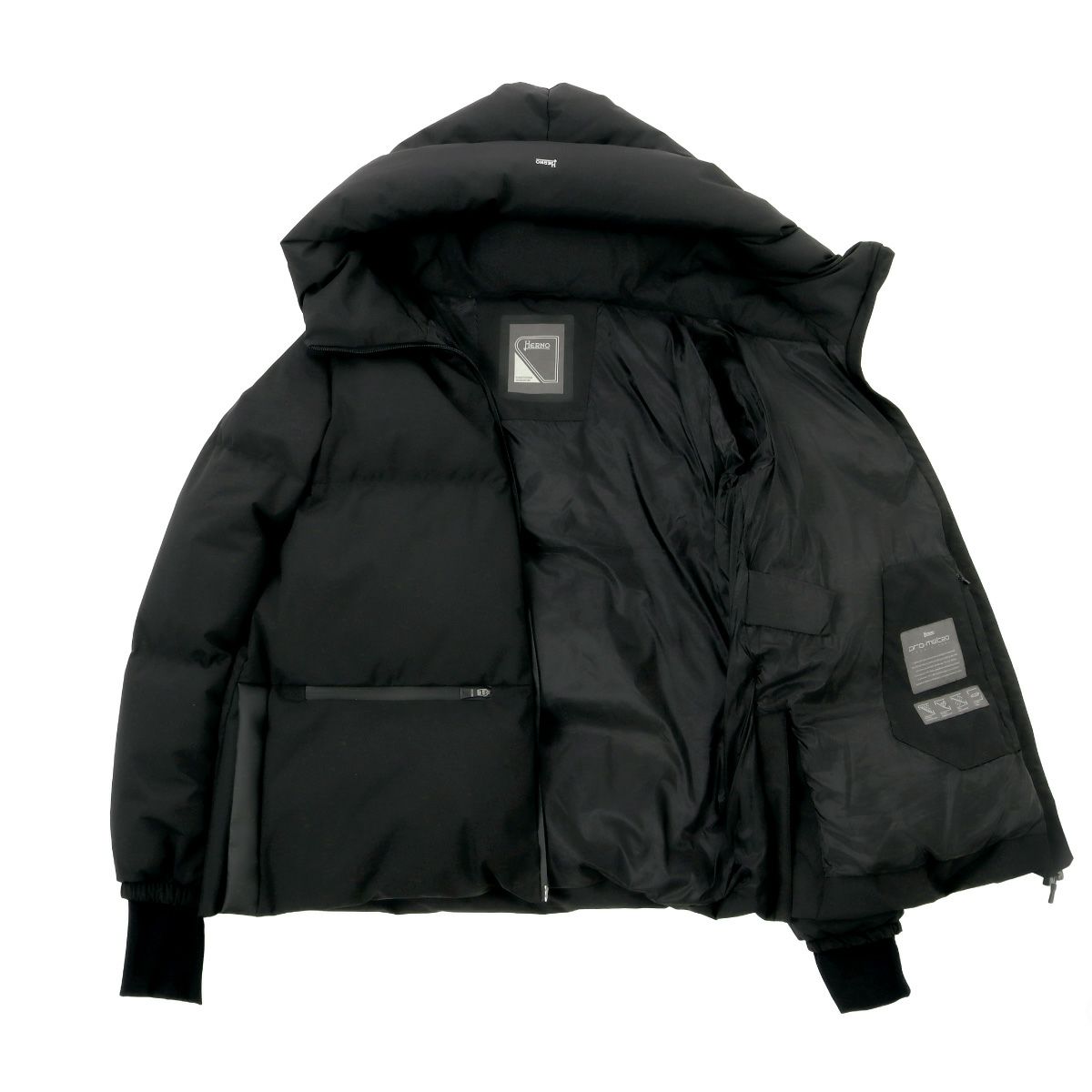 ヘルノ フード付 ダウンジャケット レディース