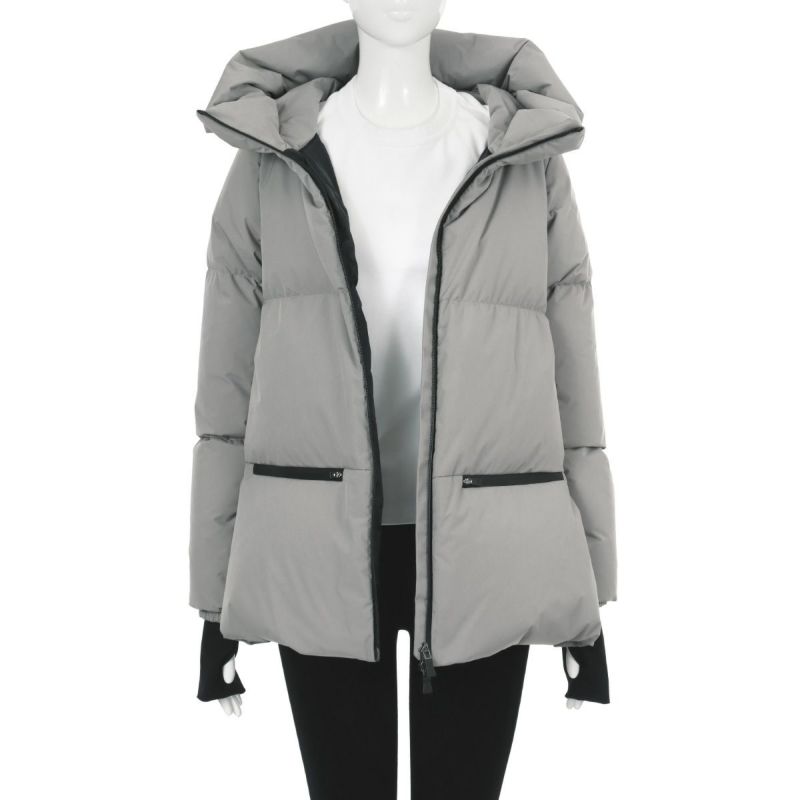 ヘルノ フード付 ダウンジャケット レディース