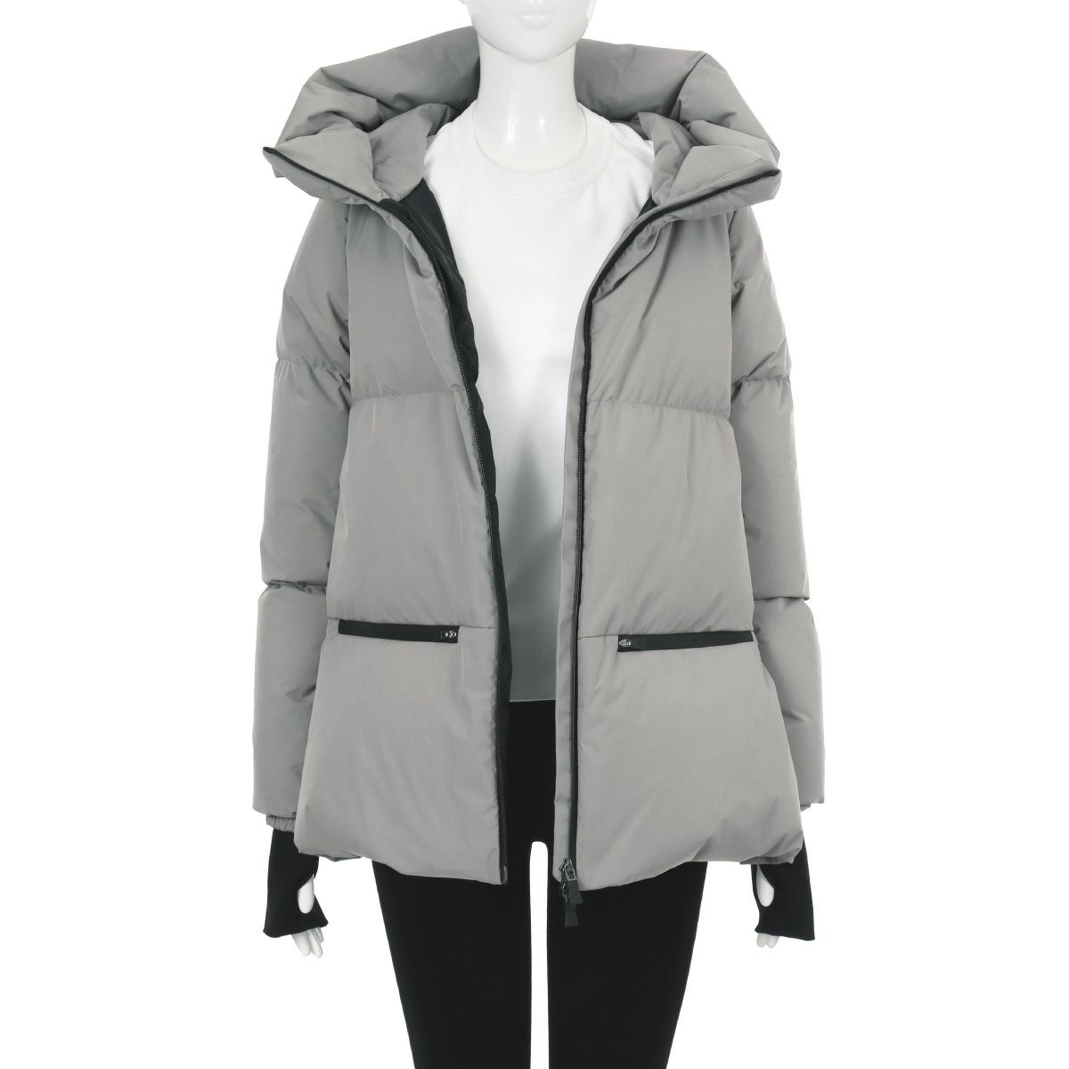 ヘルノ フード付 ダウンジャケット レディース