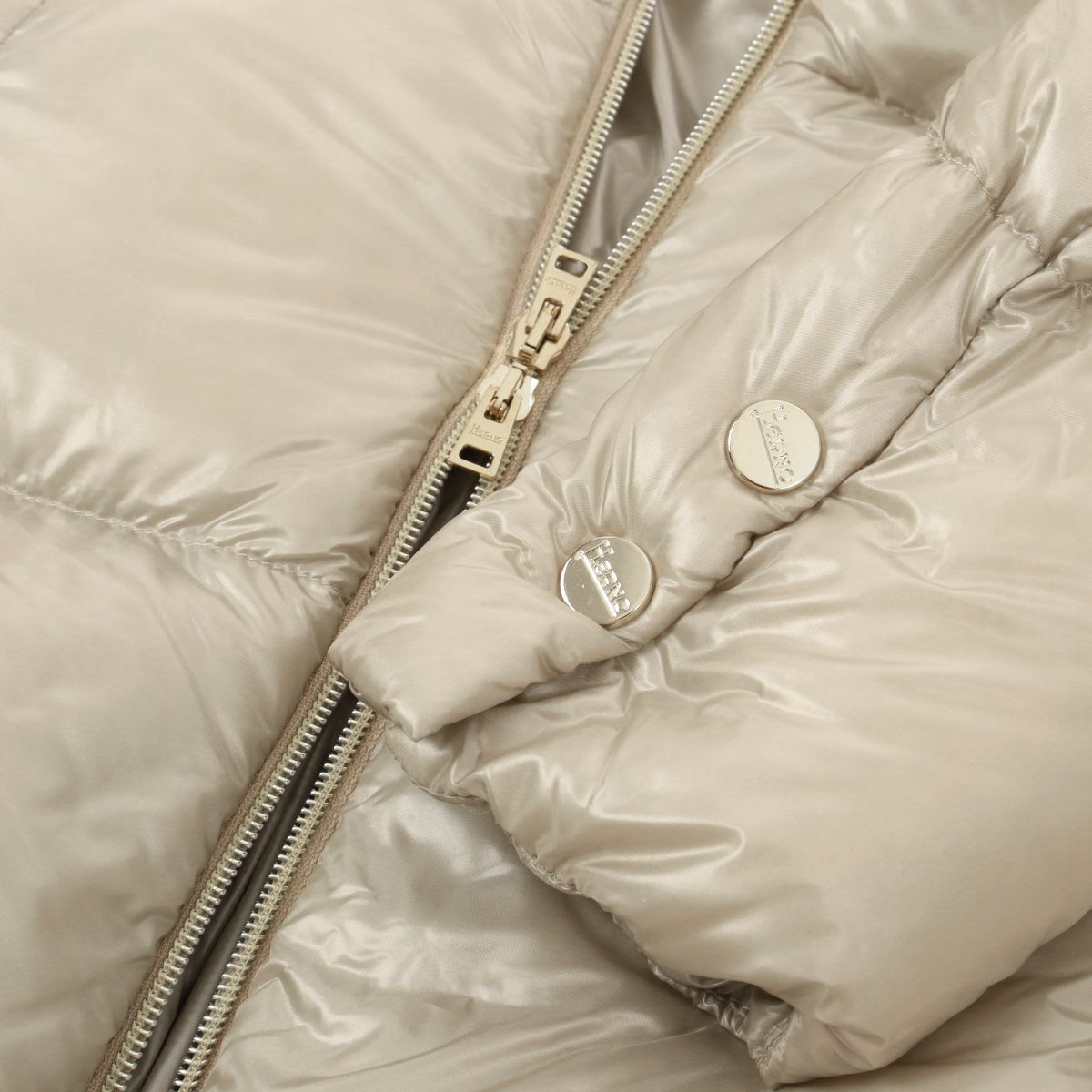 ヘルノ フード付 ダウンコート レディース