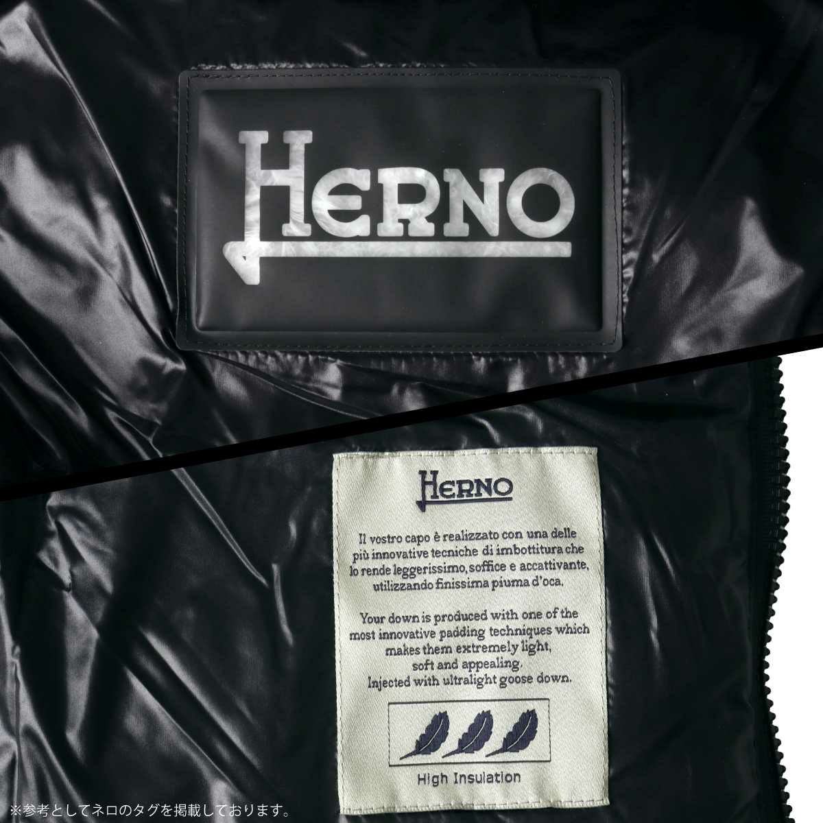 ヘルノ フード付 ダウンコート レディース