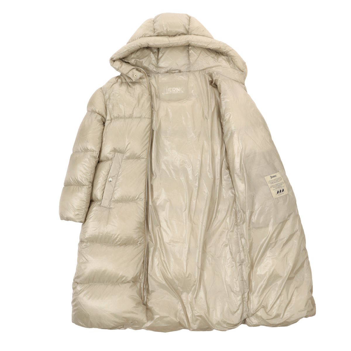 ヘルノ フード付 ダウンコート レディース