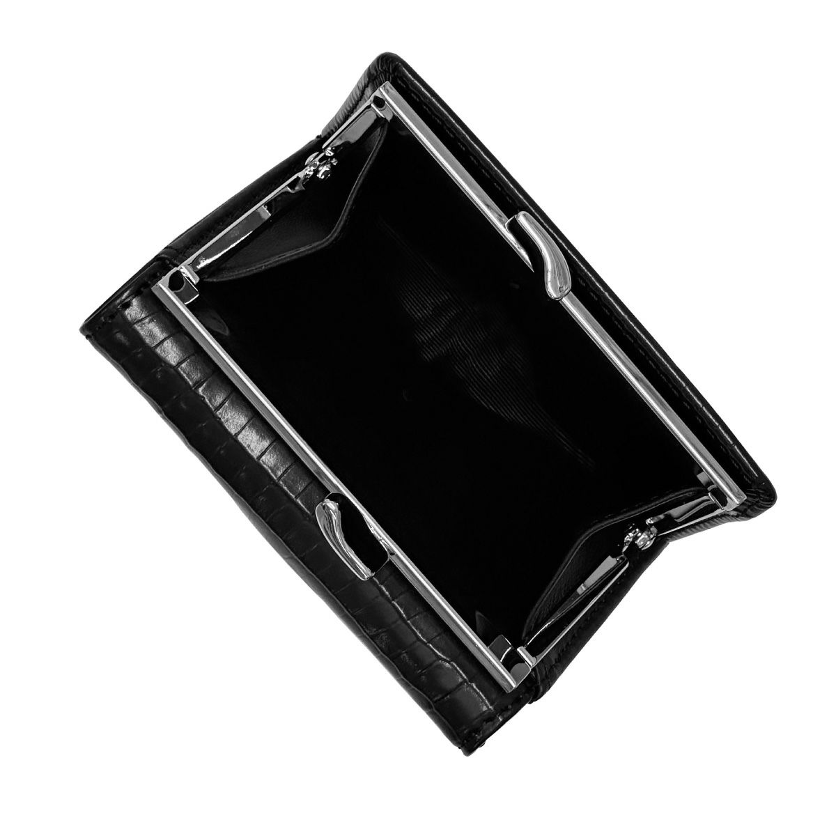 ヴィヴィアンウエストウッド SMALL FRAME WALLET がま口 三つ折り財布 クロコ レディース