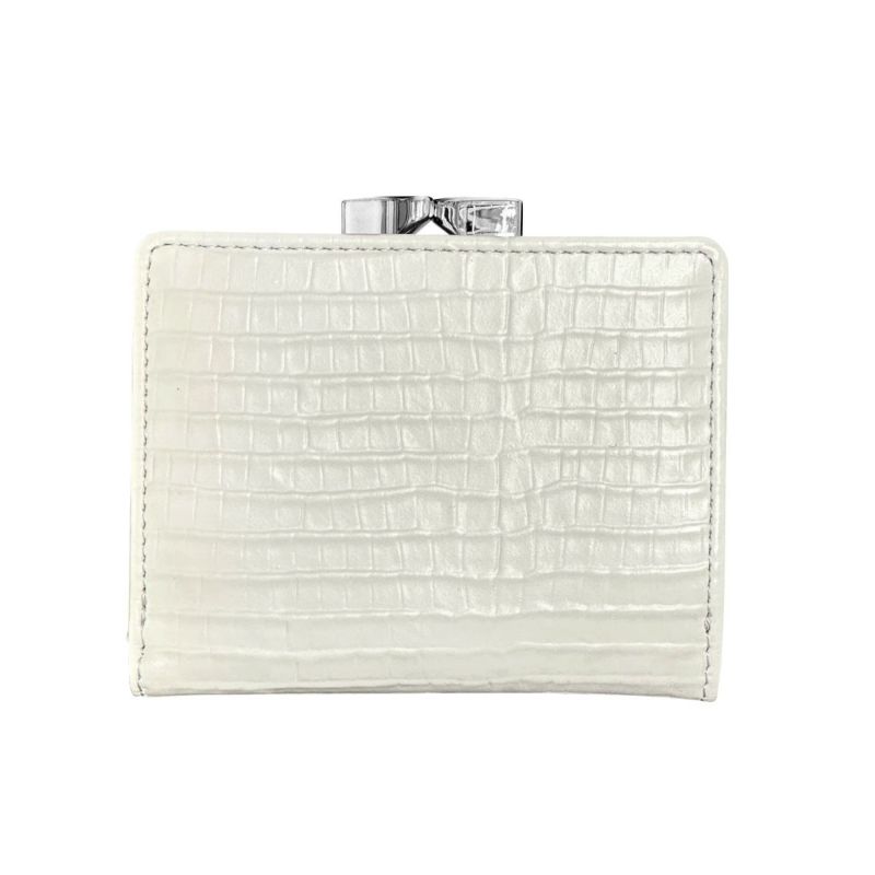 ヴィヴィアンウエストウッド SMALL FRAME WALLET がま口 三つ折り財布 クロコ レディース