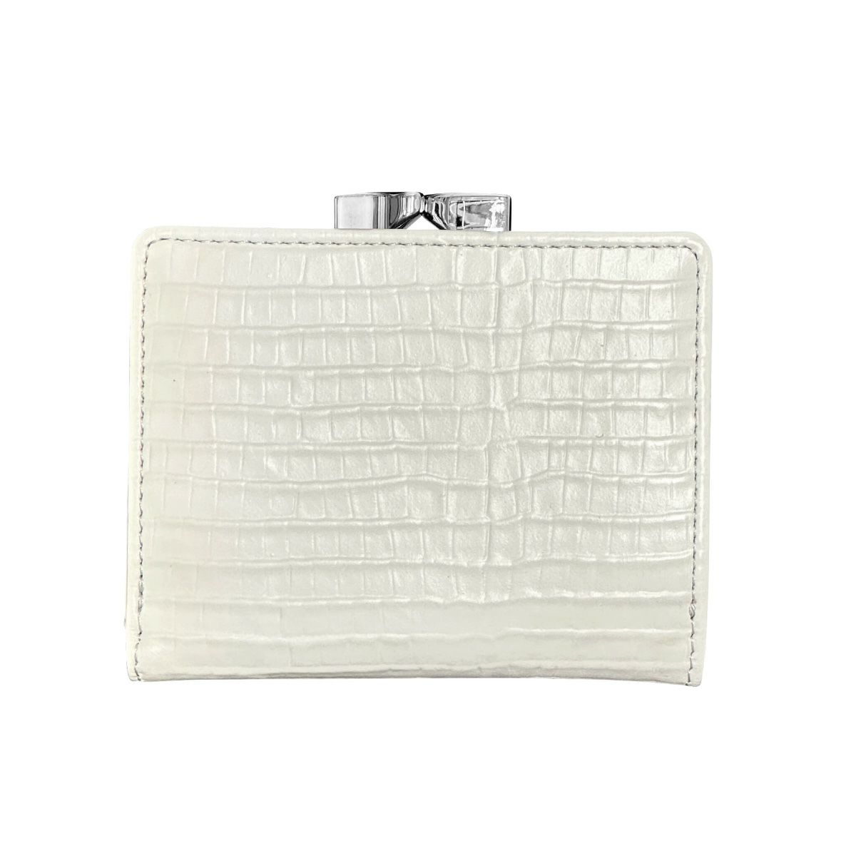 ヴィヴィアンウエストウッド SMALL FRAME WALLET がま口 三つ折り財布 クロコ レディース