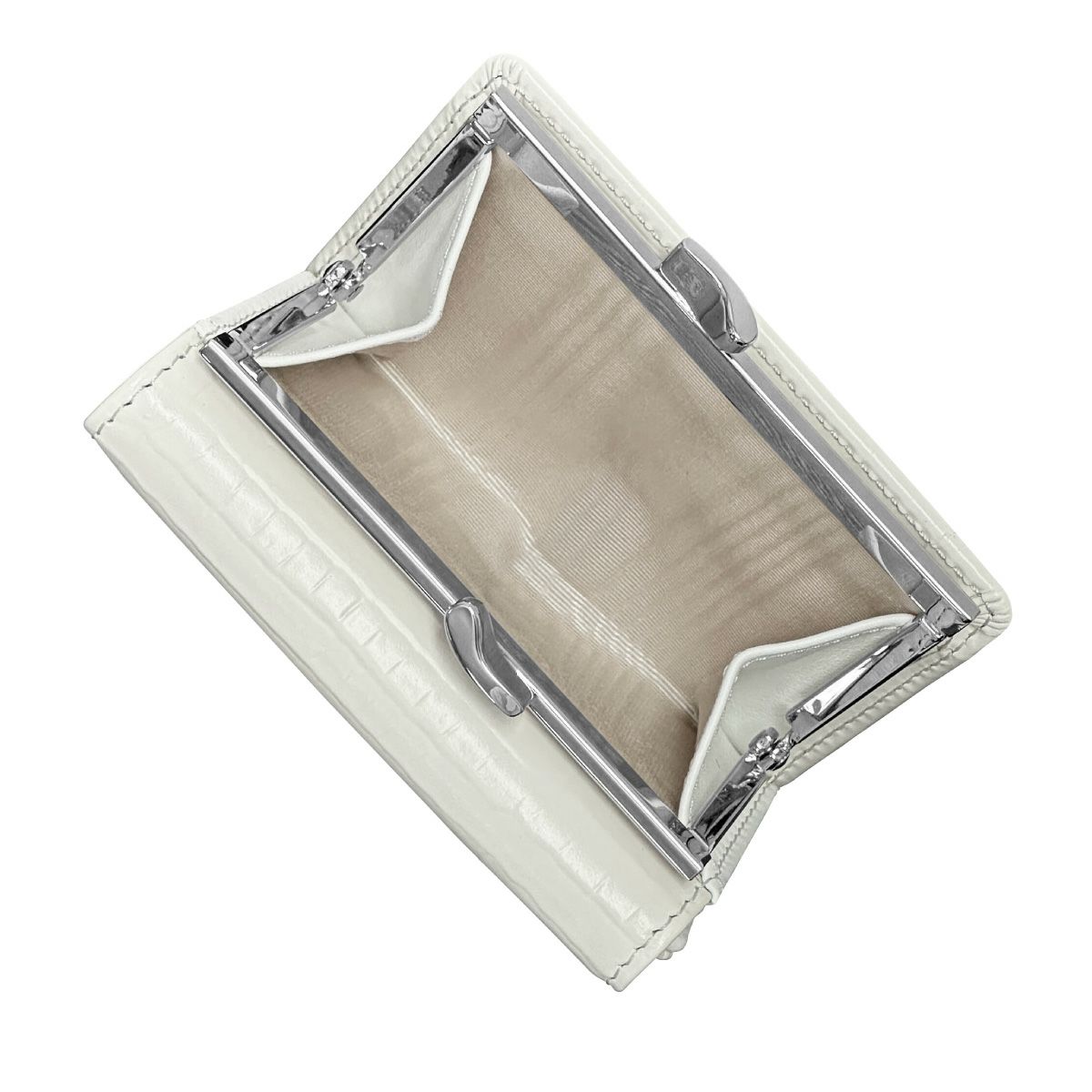 ヴィヴィアンウエストウッド SMALL FRAME WALLET がま口 三つ折り財布 クロコ レディース