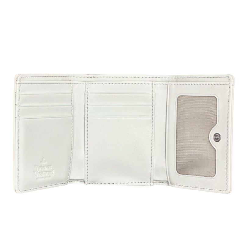 ヴィヴィアンウエストウッド SMALL FRAME WALLET がま口 三つ折り財布 クロコ レディース