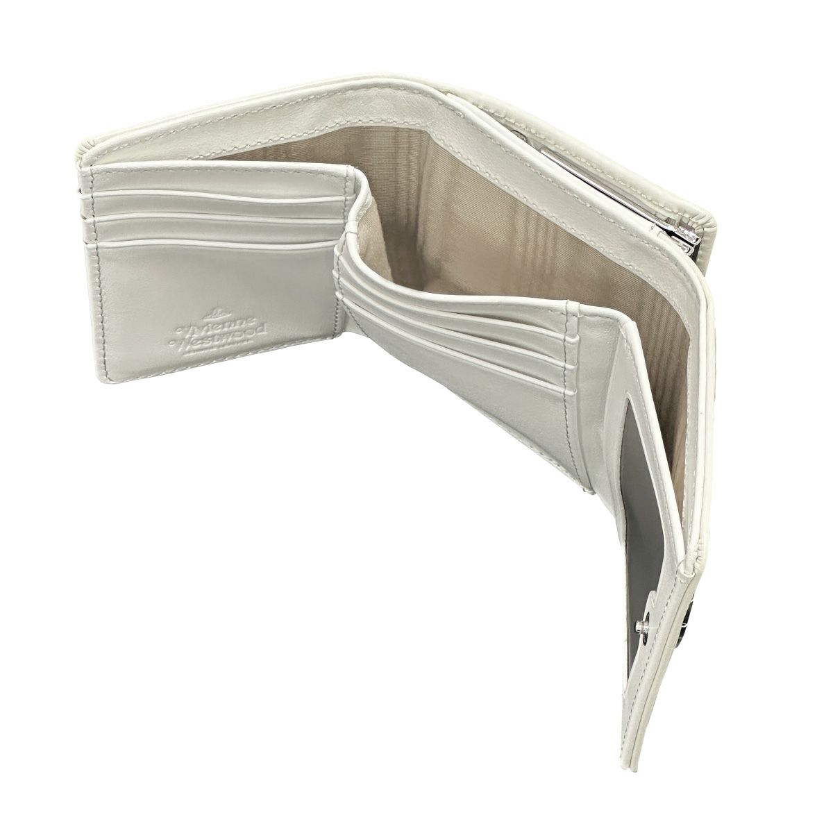 ヴィヴィアンウエストウッド SMALL FRAME WALLET がま口 三つ折り財布 クロコ レディース