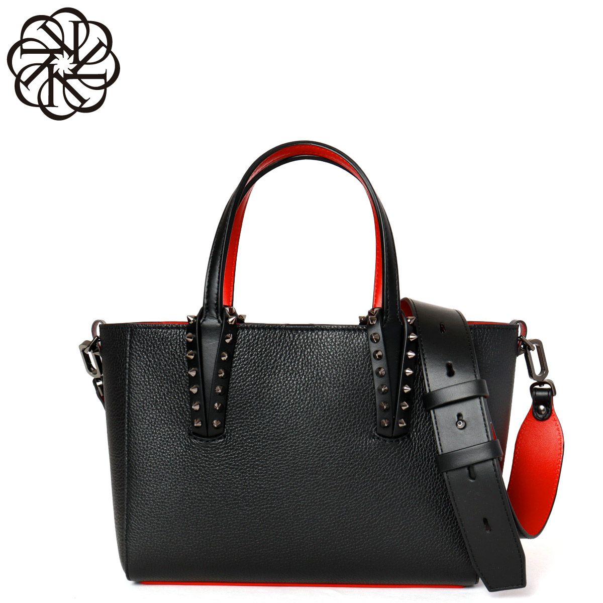 クリスチャンルブタン ショルダー付 トートバッグ ミニ レディース